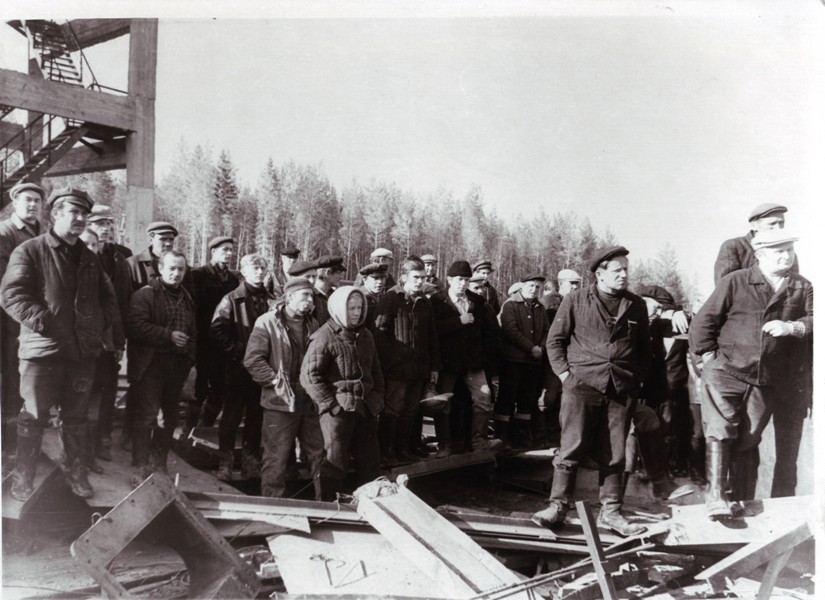 Пуск печи 1973